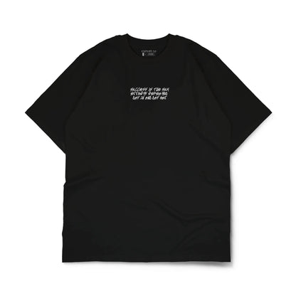 NEVER GIVE UP — BOXY TEE