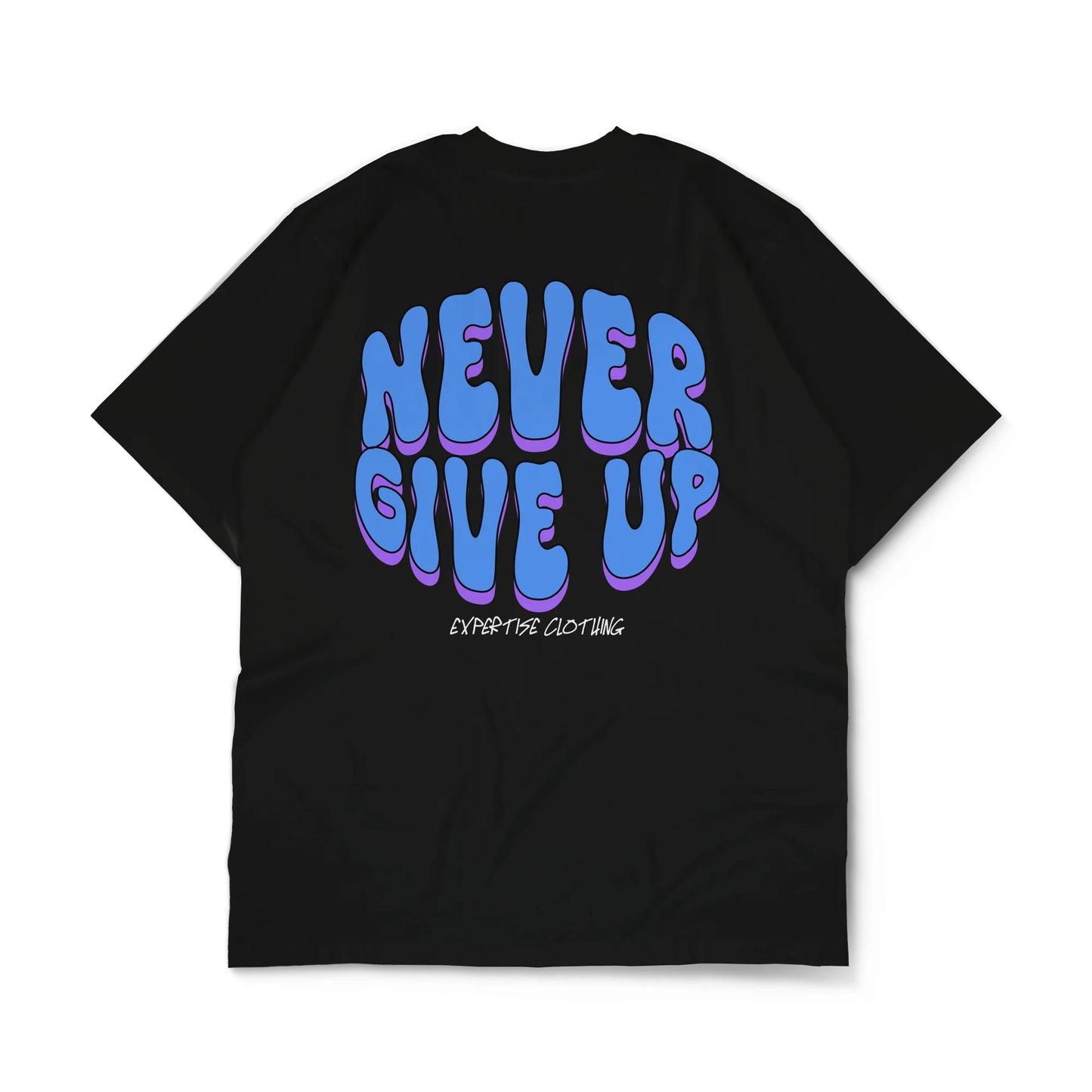NEVER GIVE UP – BOXY FIT